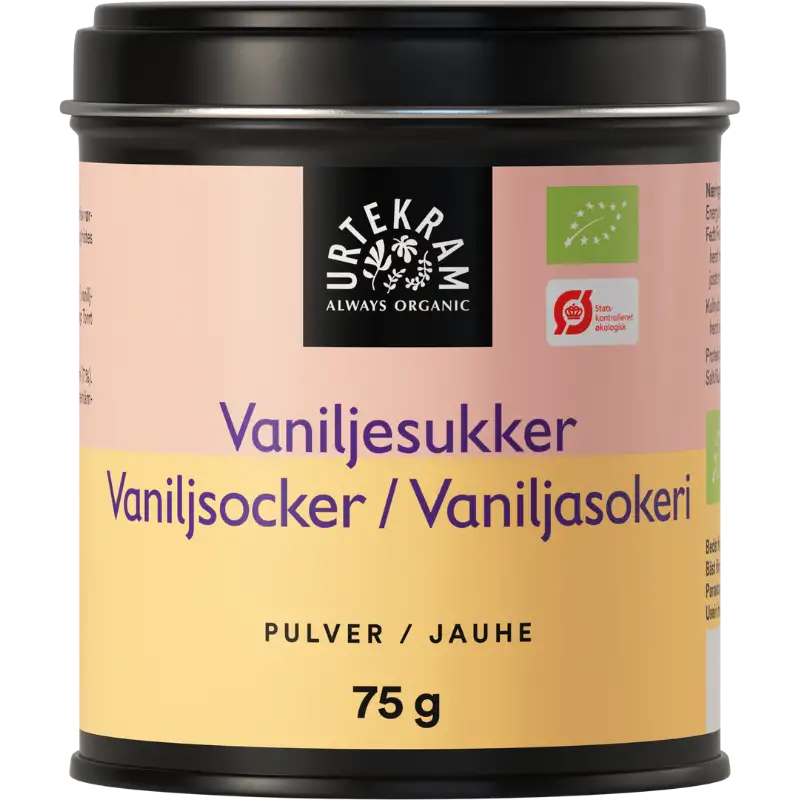 Urtekram Vaniljesukker 7% Ø (75 g)