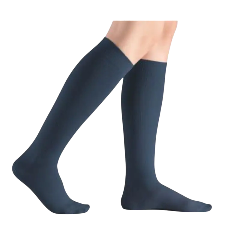 Sigvaris Traveno Rejsestrømper Marine (Str. 42-43)