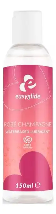 EasyGlide Rosé Champagne Water Based Lubricant - 150 ml.