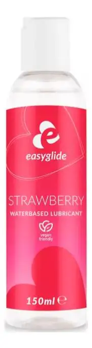 EasyGlide Strawberry Waterbased Lubricant - 150 ml.