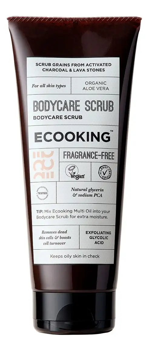 ECOOKING Bodycare Scrub Fragrance Free - 200 ml.