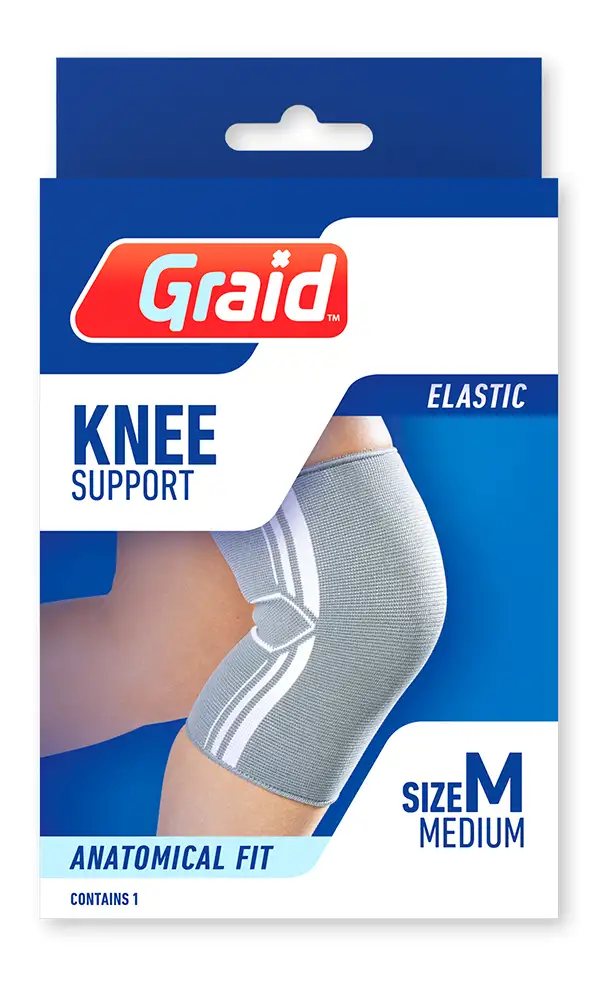 Graid Elastisk Knæstøtte M - 1 stk.